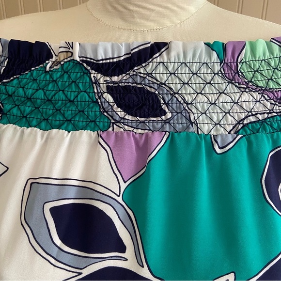 Laundry By Shelli Segal Los Angeles Gorgeous Colourful Dress Size 8 - Picture 4 of 9